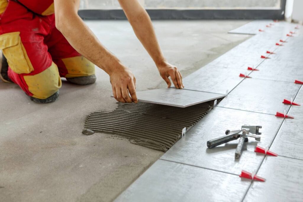 La pose de carrelage : une opération plus difficile que prévu !