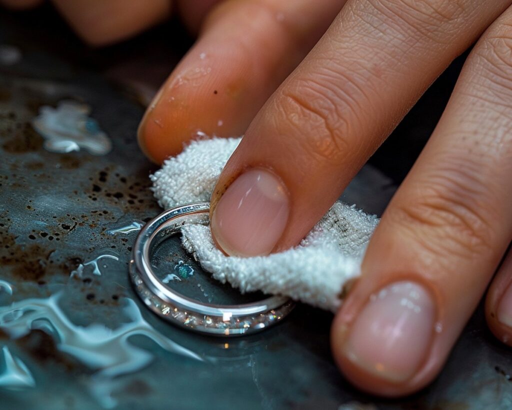 Comment nettoyer une bague en argent ?