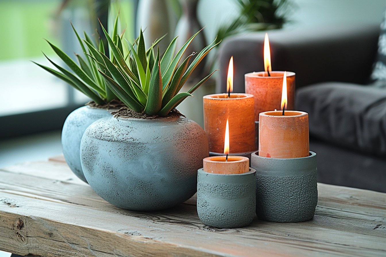 Le béton : nouvelle tendance pour vos objets déco DIY