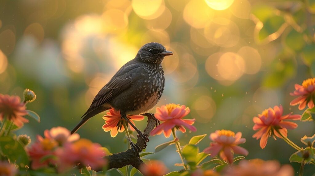 La signification de la présence d&rsquo;un merle dans le jardin